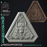Anubis Coin 3D-printed model